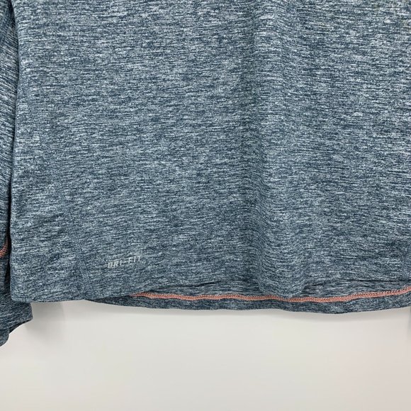 Nike Top Blue Pink Element 1/2 Zip Pullover Long Sleeve Running - Picture 4 of 8